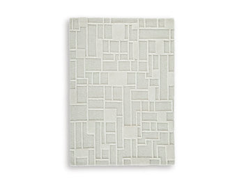 Empriss 5' x 7' Area Rug in Ivory