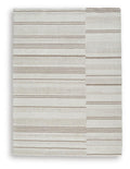 Gadence 5' x 7' Area Rug in Ivory/Tan, alternate view 2