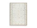 Dot 7'8" x 10' Area Rug in Cream/Brown/Taupe