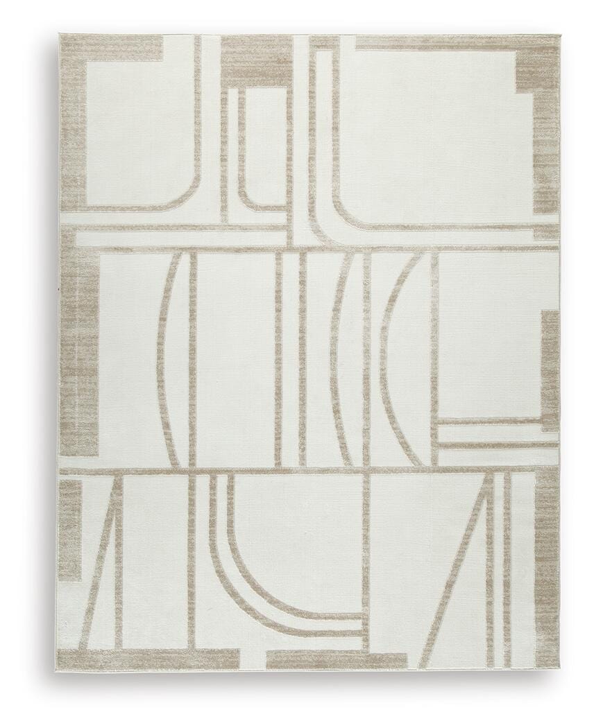 Farongrove 7'10" x 10' Area Rug in Ivory/Beige, alternate view 2