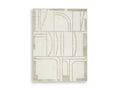 Farongrove 5'3" x 7' Area Rug in Ivory/Beige