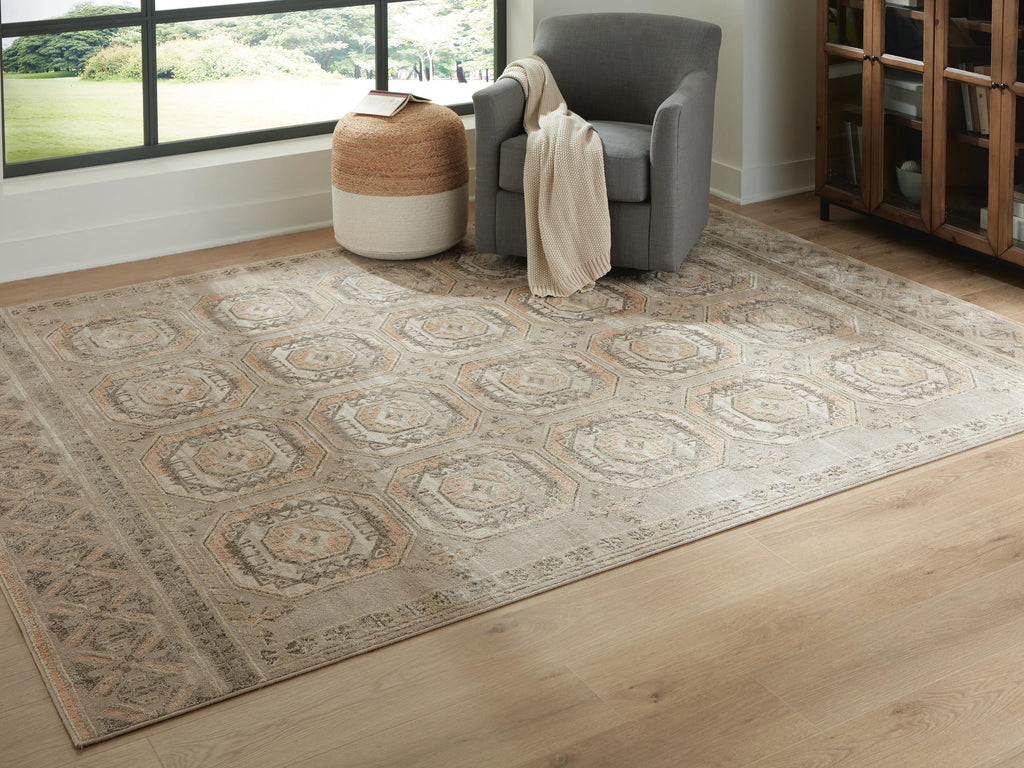 Bachby 7'10" x 10' Area Rug in Multi, lifestyle view