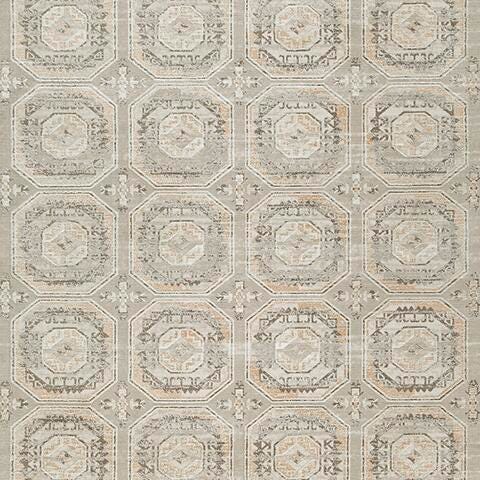 Bachby 7'10" x 10' Area Rug in Multi, fabric swatch