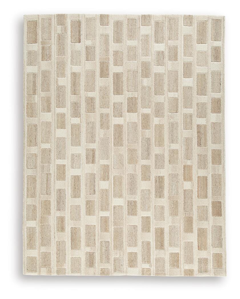 Lisgrove 7'8" x 10' Area Rug in Tan/Brown/White, alternate view 2