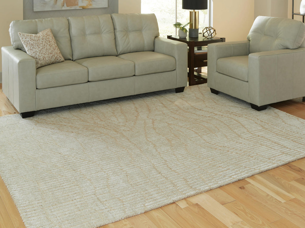 Jaseena 7'8" x 10' Area Rug in Beige/Tan, lifestyle view