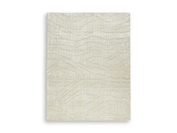 Jaseena 7'8" x 10' Area Rug in Beige/Tan