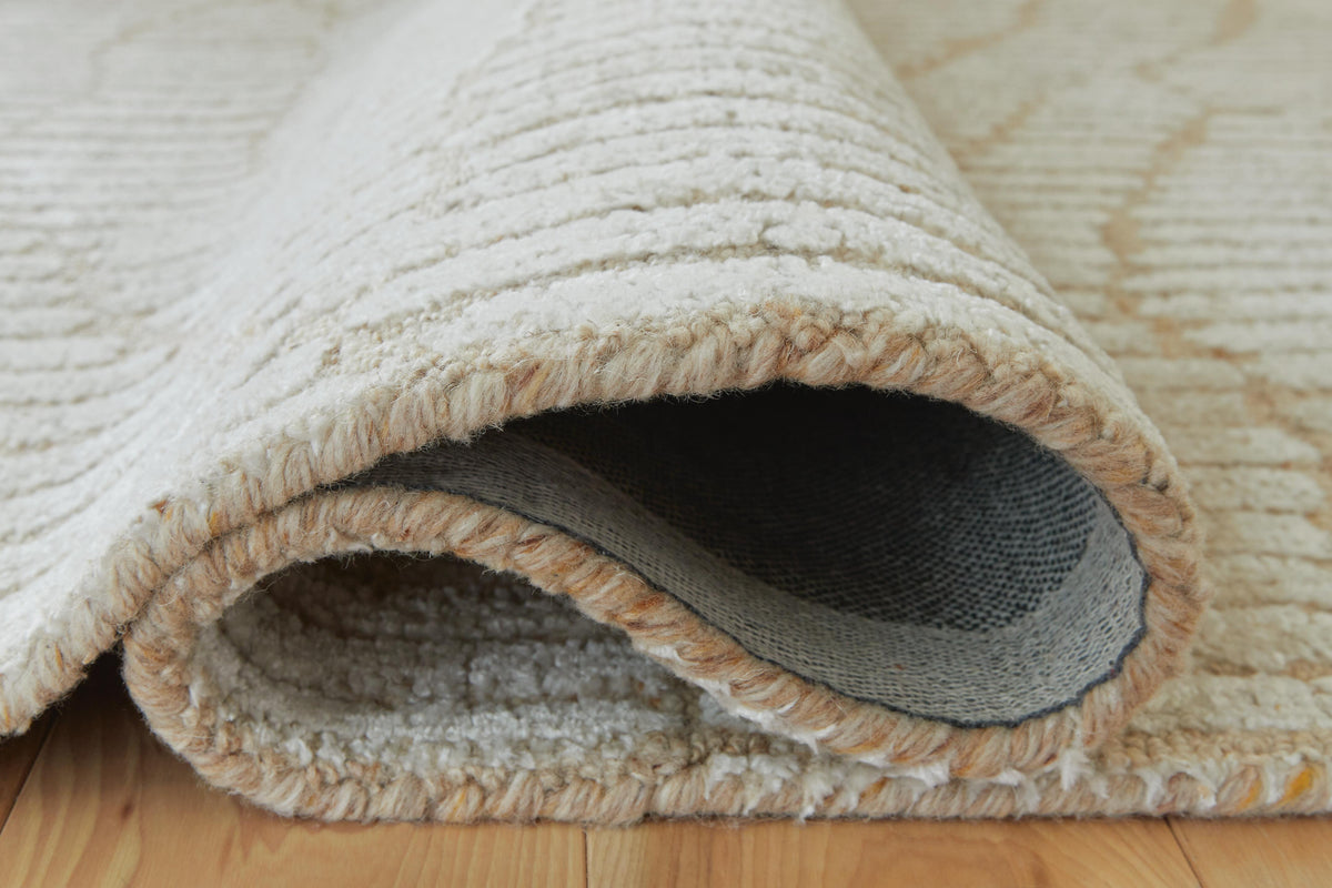 Jaseena 5' x 7' Area Rug in Beige/Tan, detail view
