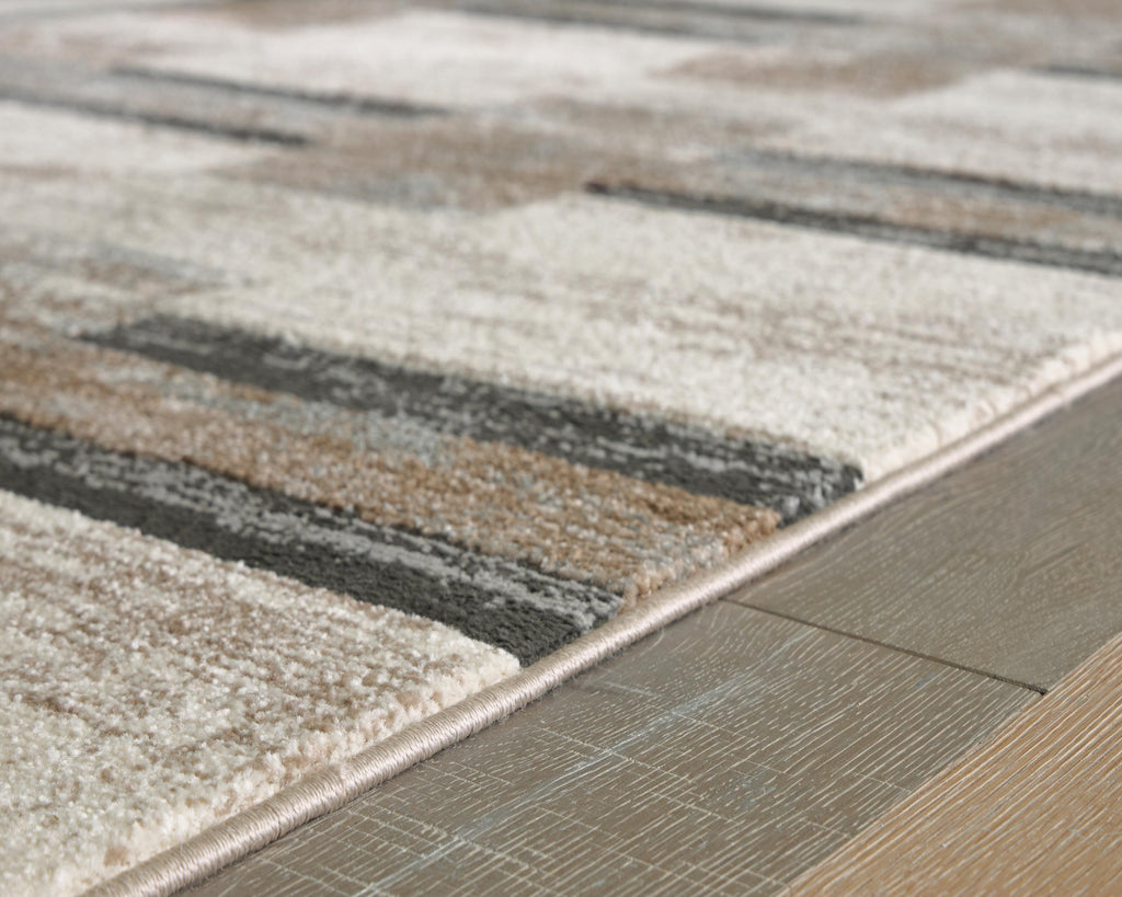 Alstone 5'3" x 7' Area Rug in Multi, detail view