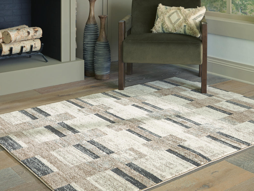 Alstone 5'3" x 7' Area Rug in Multi, lifestyle view