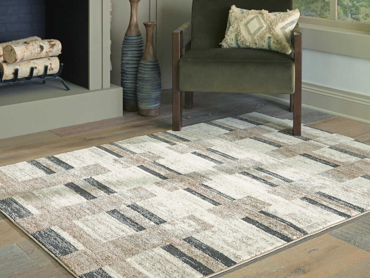 Alstone 5'3" x 7' Area Rug in Multi, lifestyle view