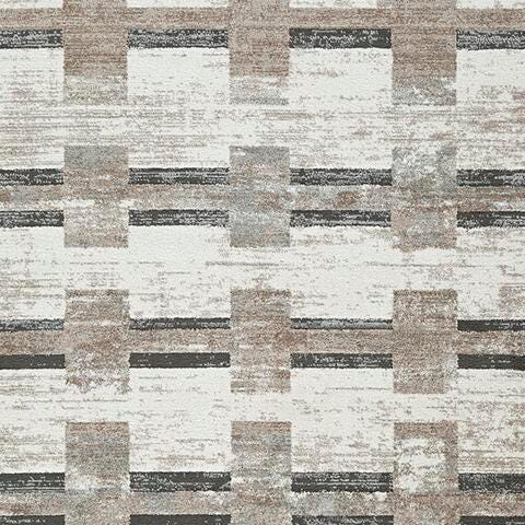 Alstone 5'3" x 7' Area Rug in Multi, fabric swatch