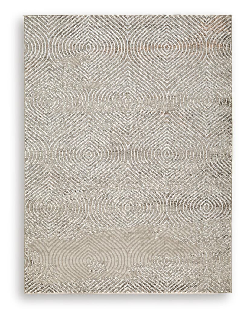 Bachus 5'3" x 7' Area Rug in Multi, alternate view 2