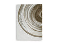 Rizwana 5' x 7' Area Rug in Ivory/Brown/Gray