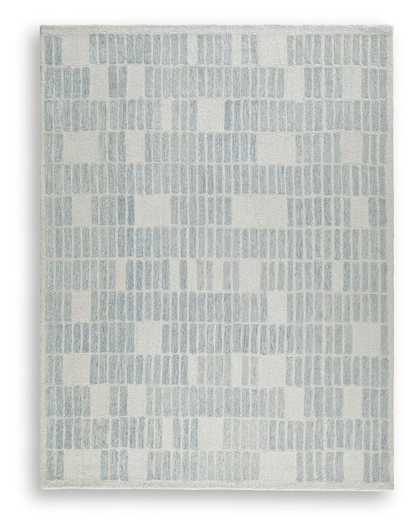 Dylanton 7'8" x 10' Area Rug in Ivory/Blue, alternate view 2
