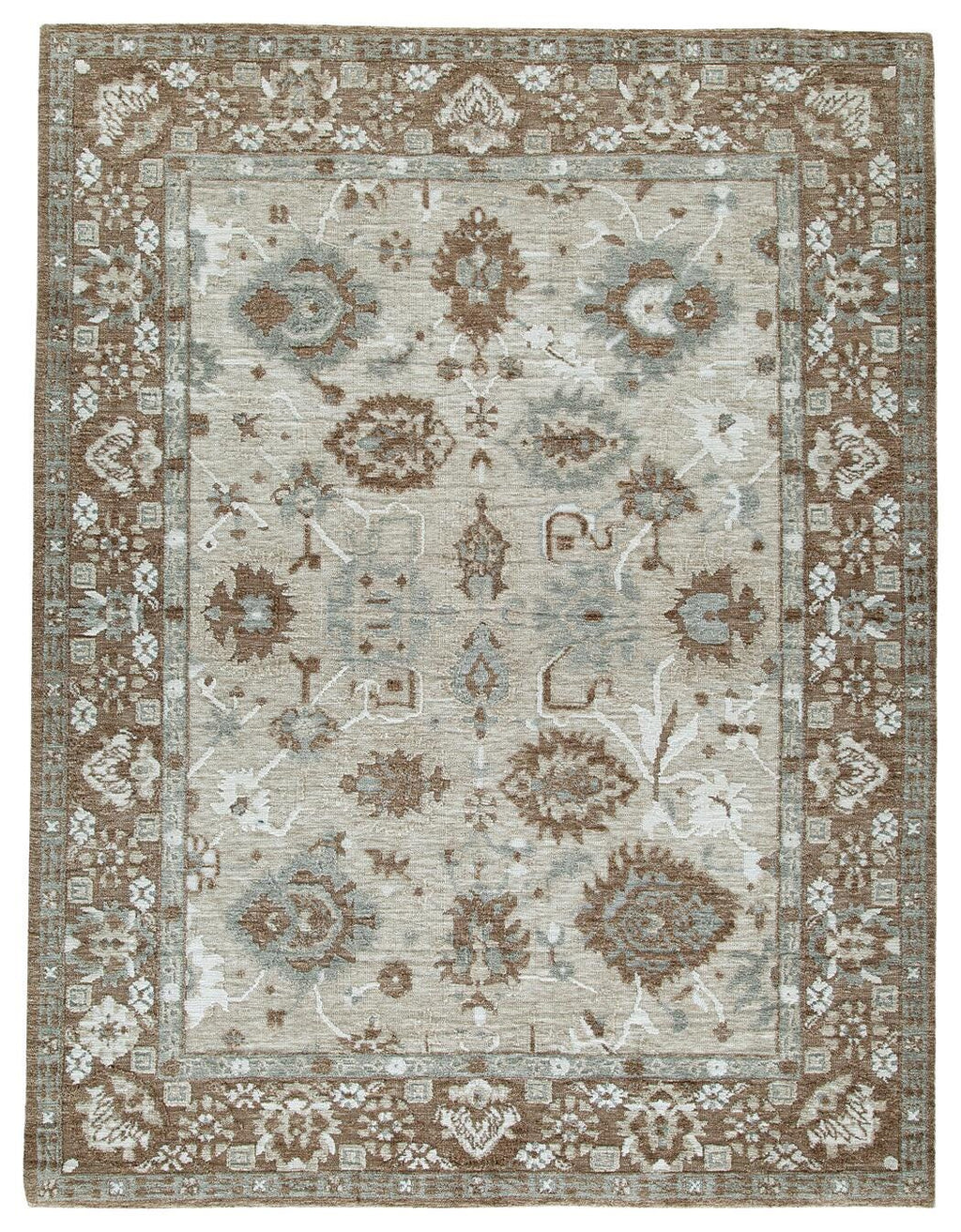Ainswick Memory Foam Large Rug in Brown/Beige/Gray, alternate view 2