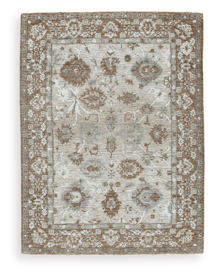 Ainswick Memory Foam Medium Rug in Brown/Beige/Gray, alternate view 2