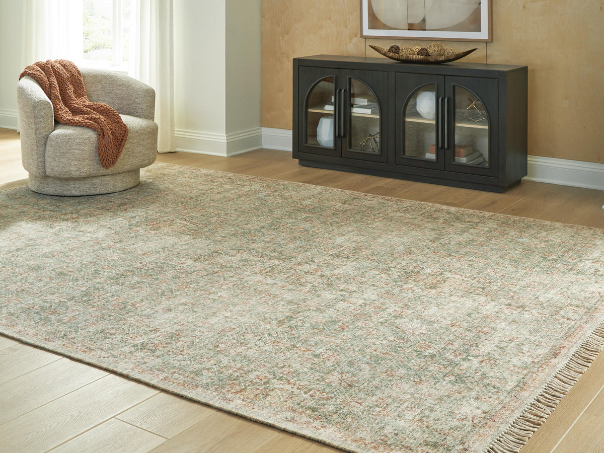 Rossbury Extra Large Rug in Multi, lifestyle view