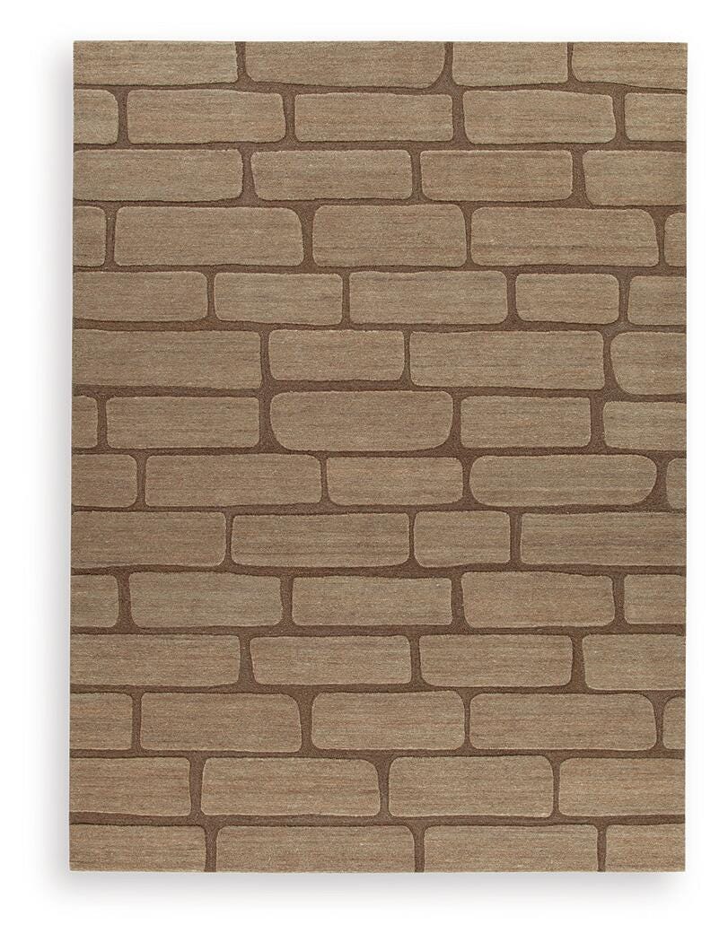 Orest Extra Large Rug in Brown, alternate view 2