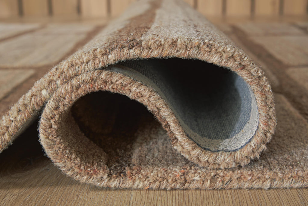 Orest Medium Rug in Brown, detail view