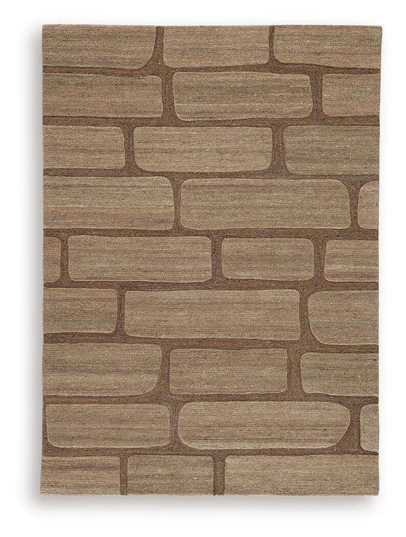 Orest Medium Rug in Brown, alternate view 2