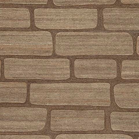 Orest Medium Rug in Brown, fabric swatch