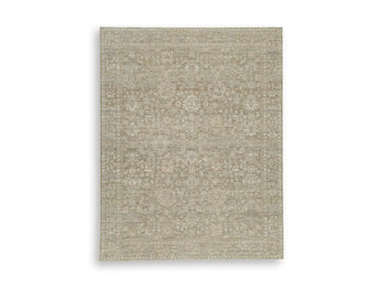 Neroham Large Rug in Gray/Brown/Cream