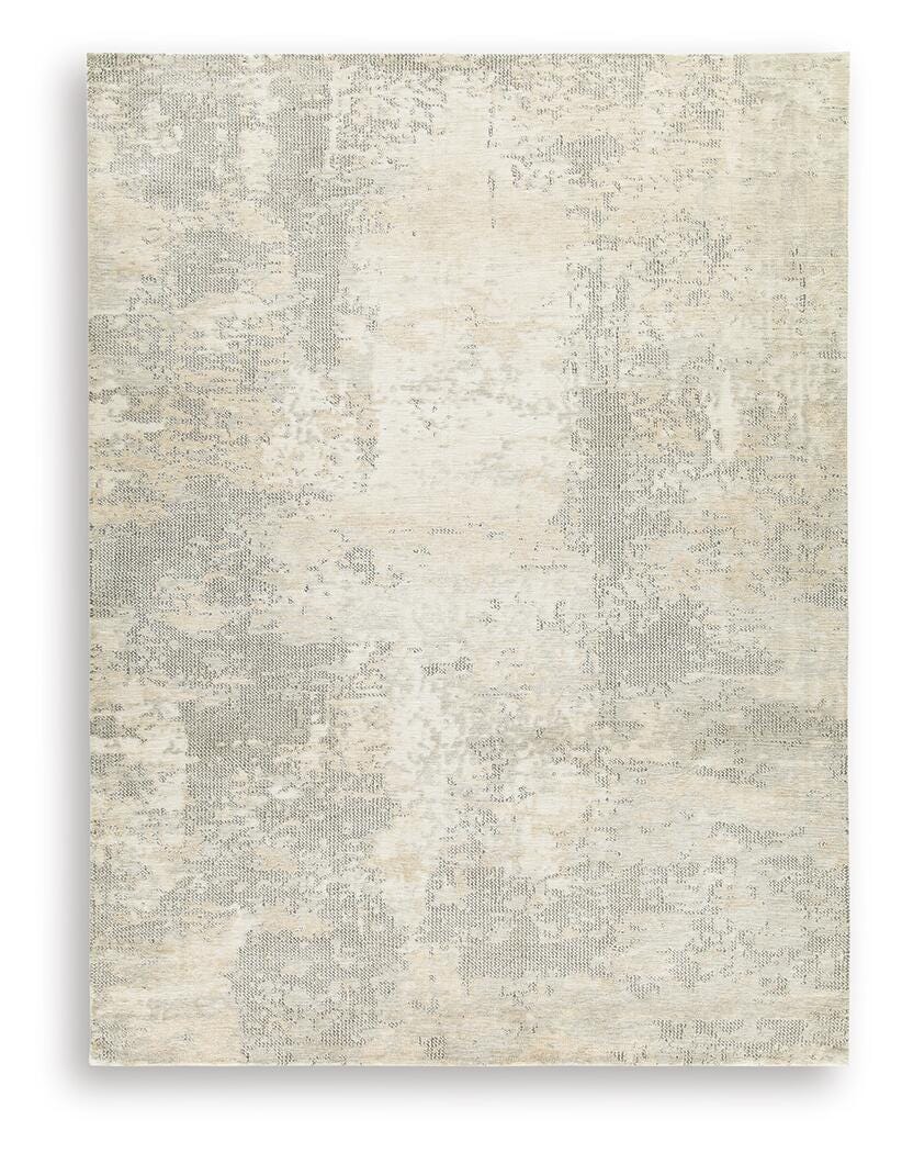 Raif Extra Large Rug in Gray/White/Cream, alternate view 2