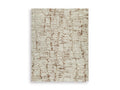Uduak Large Rug in Cream/Tan/Rust