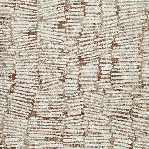 Uduak Medium Rug in Cream/Tan/Rust, fabric swatch
