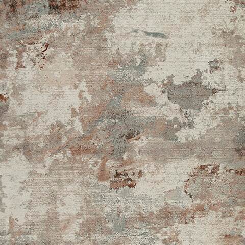 Jadenburg Large Rug in Cream/Gray/Sienna, fabric swatch