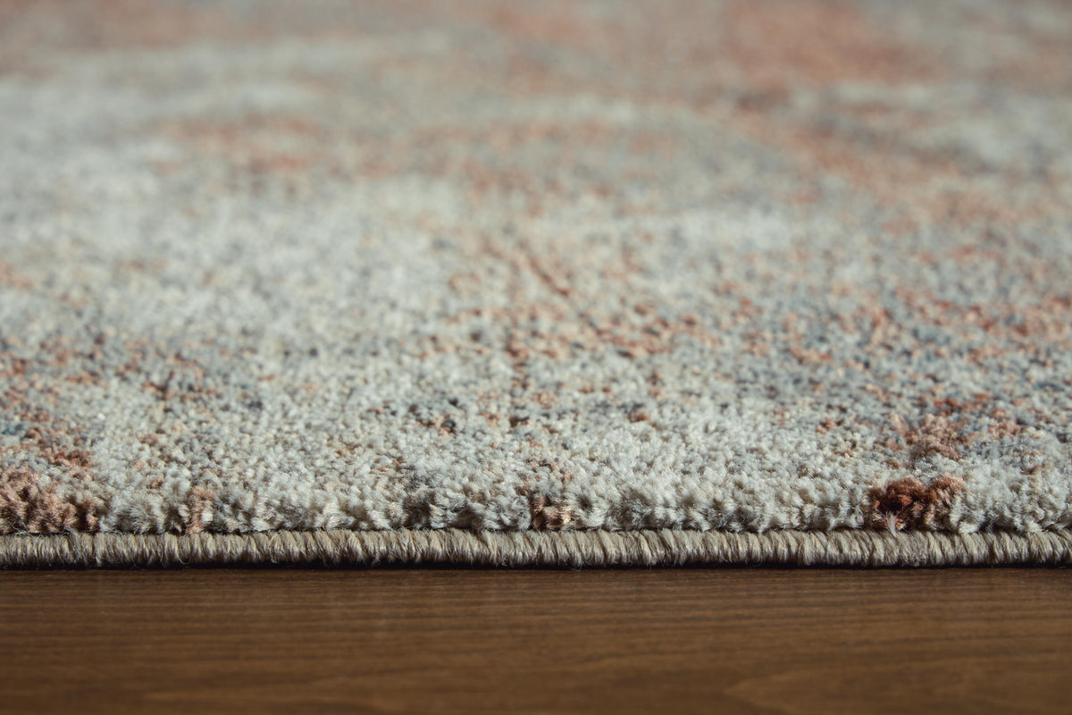 Jadenburg Medium Rug in Cream/Gray/Sienna, detail view