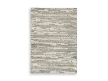 Eljory Medium Rug in Gray