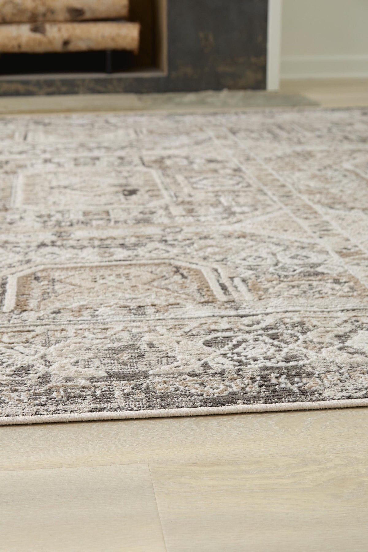 Junley Medium Rug in Multi, detail view
