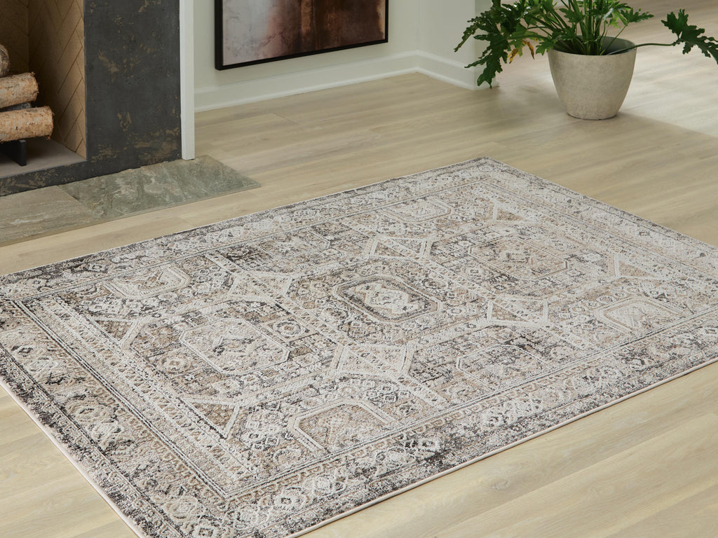 Junley Medium Rug in Multi, lifestyle view