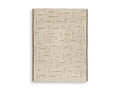 Clayman Large Rug in Beige/Brown
