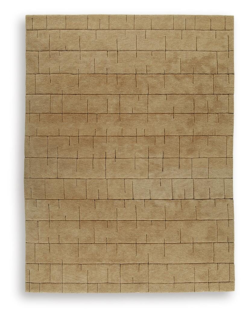 Luzmont Extra Large Rug in Golden Brown, alternate view 2