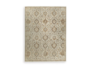 Sableridge Extra Large Rug in Ivory/Taupe/Camel