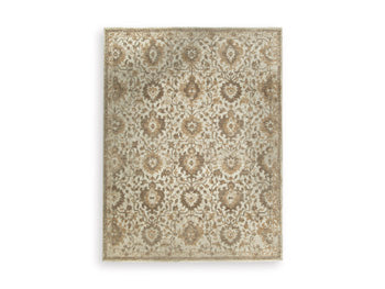 Sableridge Large Rug in Ivory/Taupe/Camel