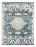 Daddridge Indoor/Outdoor 8' x 10' Rug in Blue/Gray/Ivory