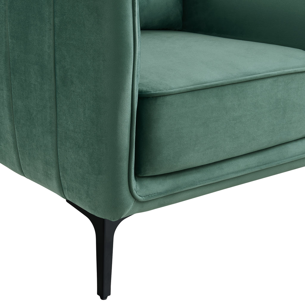 Rae Chair In Lavish 152 Green Velvet