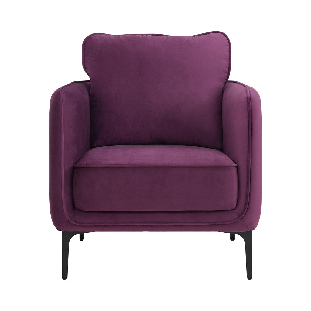 Rae Chair In Lavish 152 Purple Velvet