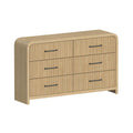 Ridgemont 6-Drawer Dresser In Natural