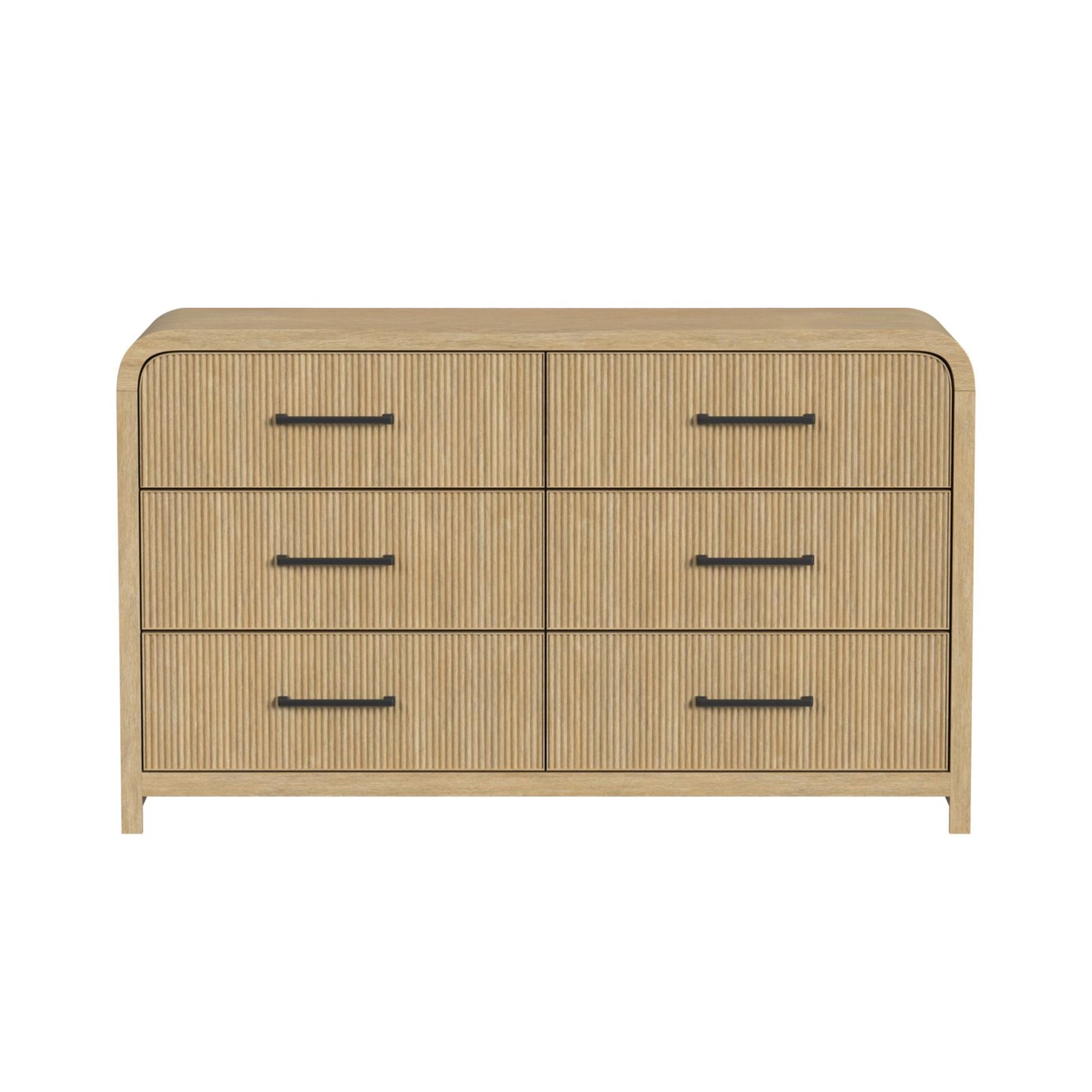 Ridgemont 6-Drawer Dresser In Natural