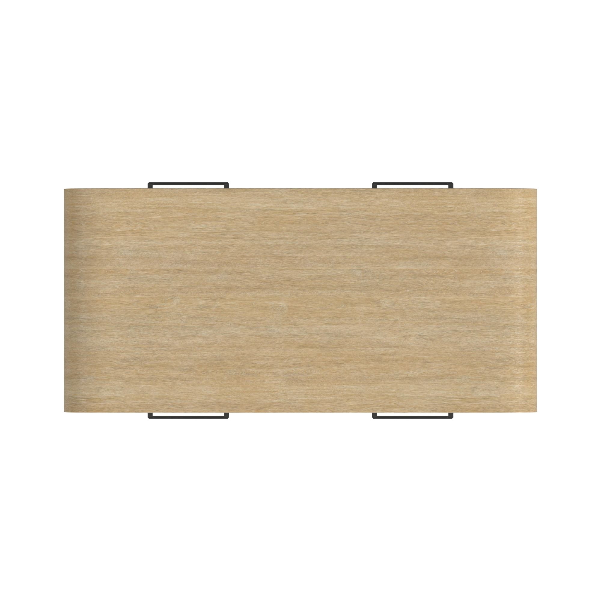 Ridgemont Coffee Table With Casters/Push Through Drawer In Natural
