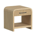 Ridgemont End Table With Usb In Natural