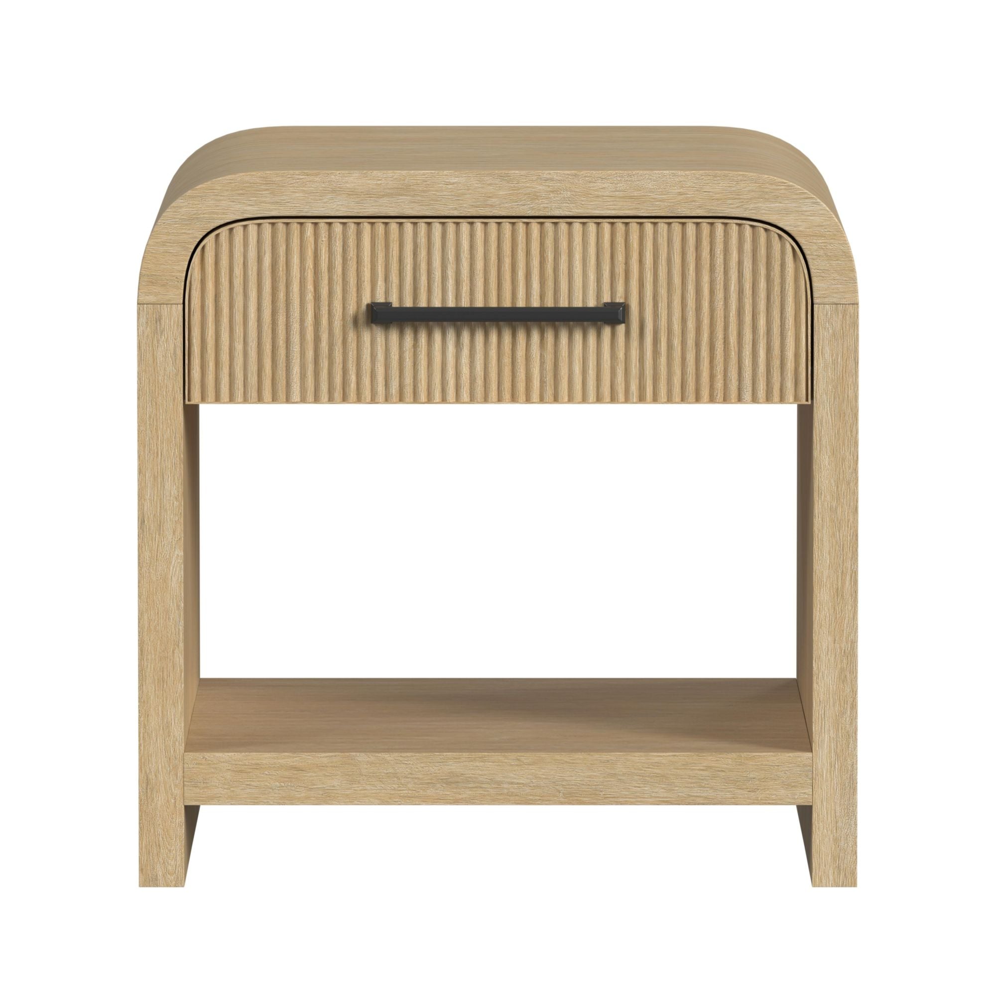 Ridgemont End Table With Usb In Natural