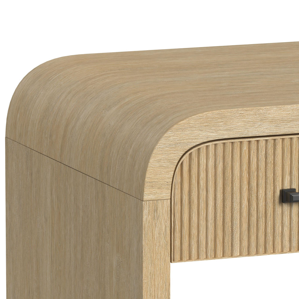 Ridgemont End Table With Usb In Natural