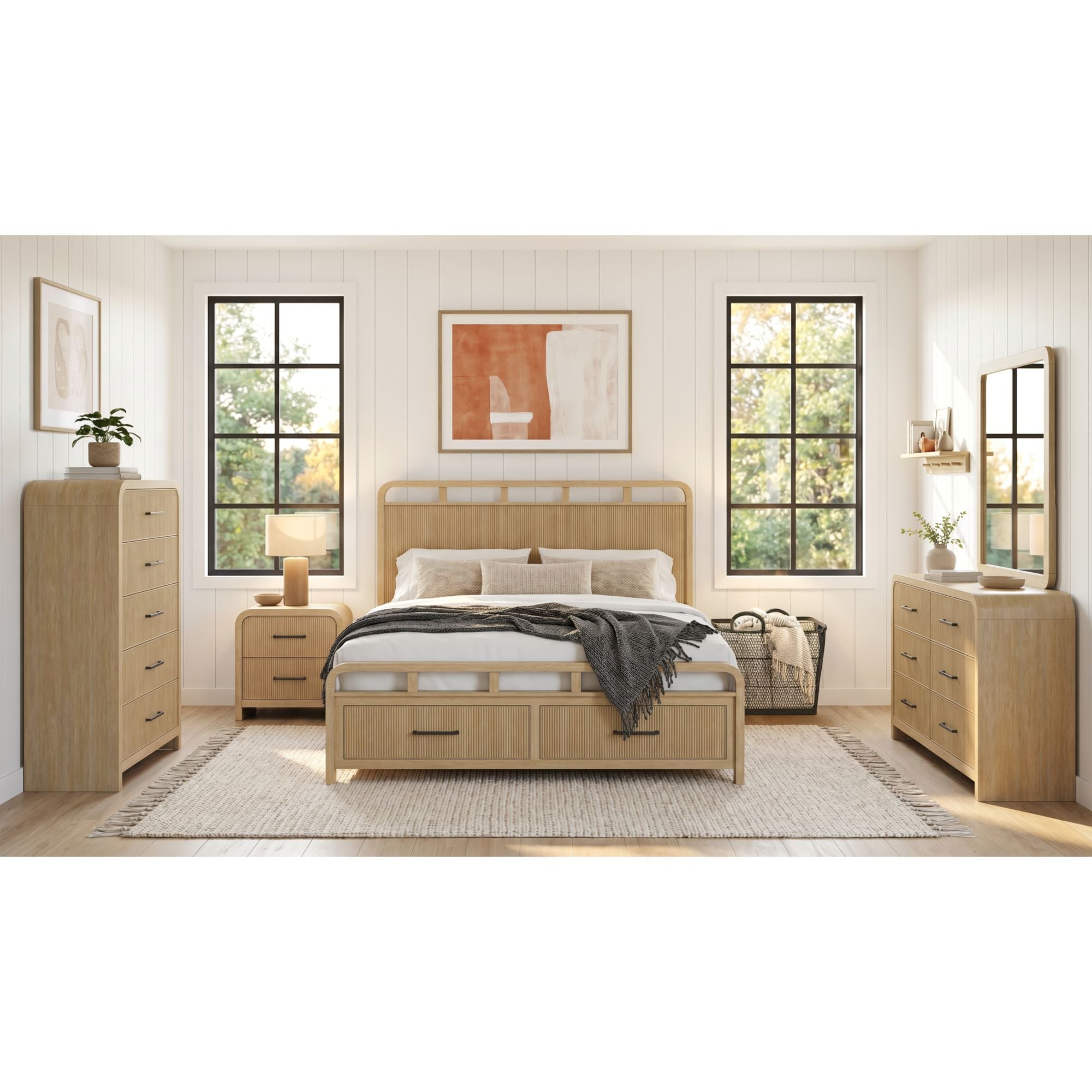 Ridgemont 6-Drawer Dresser In Natural
