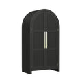 Ridgemont Large Bookcase In Black With Grain