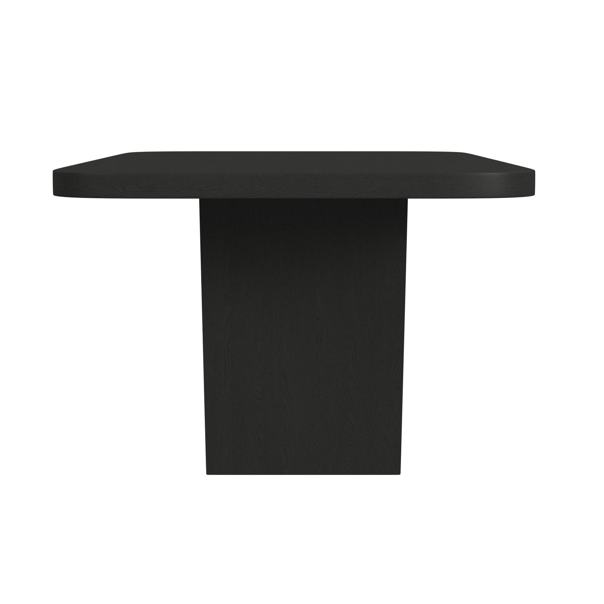 Ridgemont Rectangular Dining Table In Black With Grain